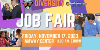 Amway Center Transforms into an Career Expo November 17th with 120 Top Employers and 6,000 Job Openings